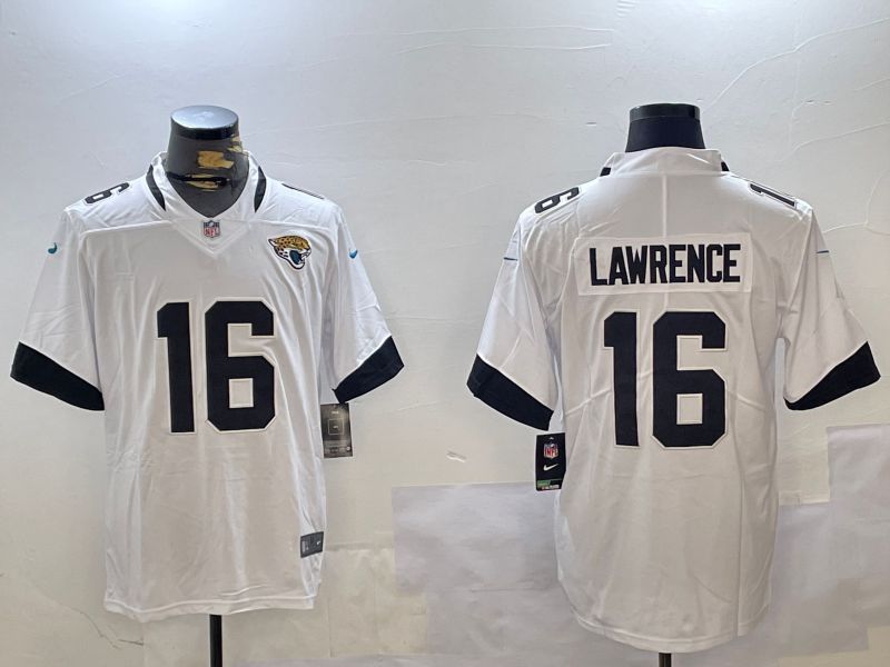 Men Jacksonville Jaguars #16 Lawrence White Second generation 2024 Nike Limited NFL Jersey style 1